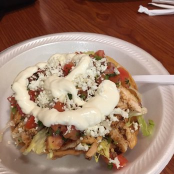 Takero Mucho - Chicken tostada - Mexican Near Me - Aurora, Colorado Takero Mucho - Chicken tostada - Mexican Near Me - Aurora, Colorado
