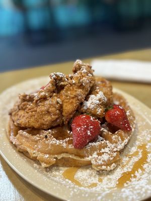 moms chicken and waffles by null