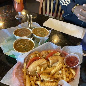 Nola Voodoo Tavern - Sample triple & Shrimp po boy - Cafes Near Me - Denver, Colorado Nola Voodoo Tavern - Sample triple & Shrimp po boy - Cafes Near Me - Denver, Colorado
