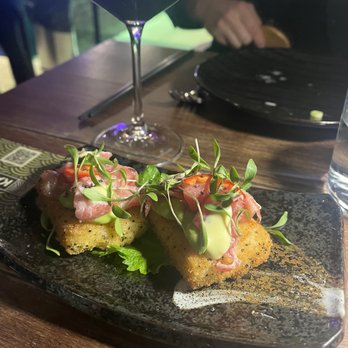 Kaiyo Rooftop - BLUEFIN TUNA TOAST - Peruvian Near Me - San Francisco, California Kaiyo Rooftop - BLUEFIN TUNA TOAST - Peruvian Near Me - San Francisco, California