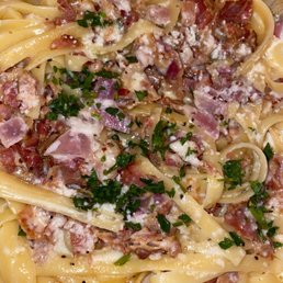 Fettuccine Carbonara Fettuccine Carbonara