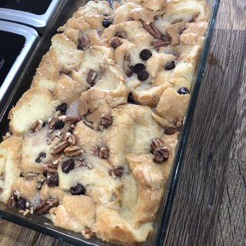 Cooking With A Twist - Bread pudding fresh out the oven - Cooking Classes Near Me - Stafford, Texas