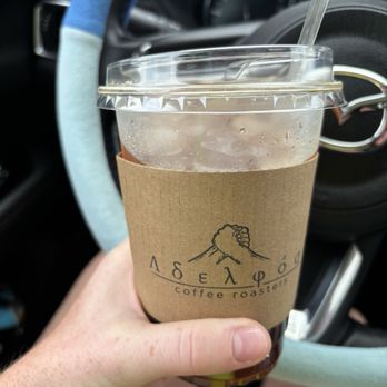 Adelphos Coffee Roasters - Iced Americano - Coffee Roasteries Near Me - Corpus Christi, Texas