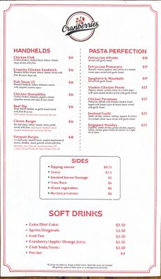 Menu photo 1 Red Cranberries Restaurant Toronto, ON