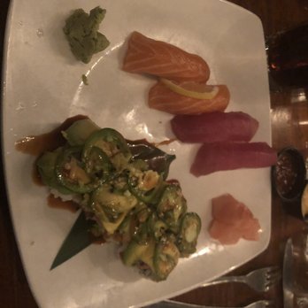 Harbor Docks - Fresh Tuna and Salmon Sushi and the City Slicker roll. Delicious - Sushi Bars Near Me - Destin, Florida Harbor Docks - Fresh Tuna and Salmon Sushi and the City Slicker roll. Delicious - Sushi Bars Near Me - Destin, Florida