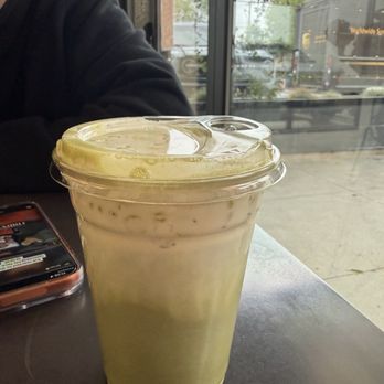 Crust Toast and Sandwich - Matcha Latte w/ Cold Foam - Sandwiches Near Me - Riverside, California Crust Toast and Sandwich - Matcha Latte w/ Cold Foam - Sandwiches Near Me - Riverside, California
