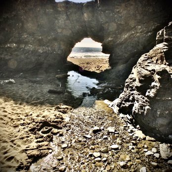 Endert's Beach - natural limestone archway - Hiking Near Me - Crescent City, California
