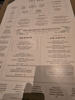 Menu photo 5 Del Mar Columbus Columbus, OH
