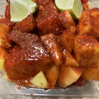 Taqueria La Cocina - Mix fresh fruit with lime, tajin, and chamoy. - Mexican Near Me - Pinole, California Taqueria La Cocina - Mix fresh fruit with lime, tajin, and chamoy. - Mexican Near Me - Pinole, California
