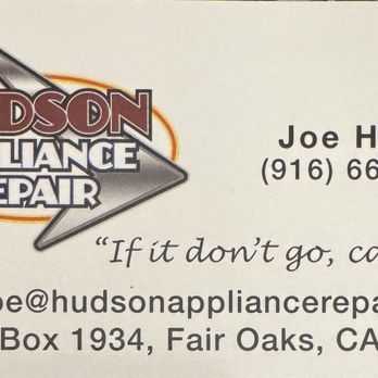 Hudson Appliance Repair - Hudson Appliance Repair business card - Appliances & Repair Near Me Hudson Appliance Repair - Hudson Appliance Repair business card - Appliances & Repair Near Me