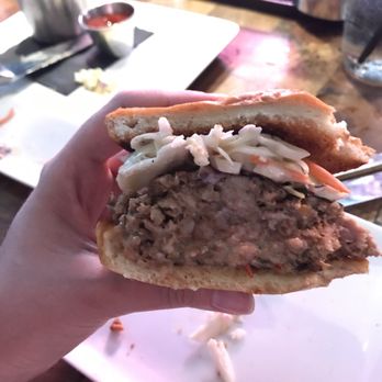 Carson Kitchen - Turkey burger again. SO thick! - New American Near Me - Las Vegas, Nevada Carson Kitchen - Turkey burger again. SO thick! - New American Near Me - Las Vegas, Nevada