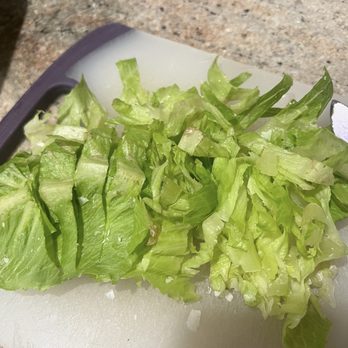 Ovation Bistro & Bar - Lettuce that I had to cut up since the customer has to do it. - American Near Me - Lakeland, Florida Ovation Bistro & Bar - Lettuce that I had to cut up since the customer has to do it. - American Near Me - Lakeland, Florida