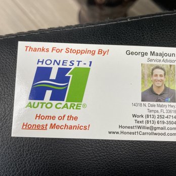 Honest-1 Auto Care - George the owner - Auto Repair Near Me - Tampa, Florida Honest-1 Auto Care - George the owner - Auto Repair Near Me - Tampa, Florida