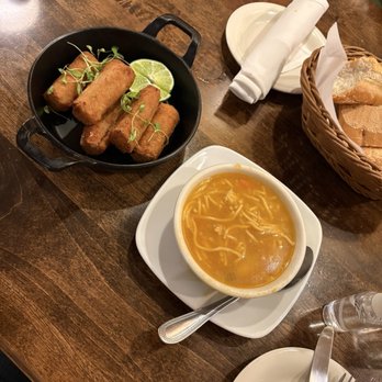 Islas Canarias Restaurant - Croquetas and Sopa de Pollo SM UBR - Cuban Near Me - Miami, Florida