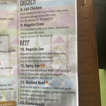 Thunderbird Taco - a menu for specials - Tacos Near Me - Lewisburg, West Virginia Thunderbird Taco - a menu for specials - Tacos Near Me - Lewisburg, West Virginia