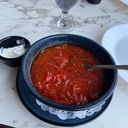 Azure - Hot borscht! - food - Modern European Near Me - Brooklyn, New York