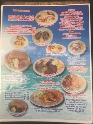Menu photo 6 Los Lagos Mariscos Restaurant Los Angeles, CA