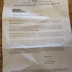 Civil Attorneys Group - I received fake letter regarding my 『DIVORCE』I searched the case number doesn't exsit. Be aware!