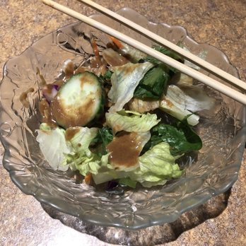 Musasi Japanese Restaurant - Side salad (The dressing is probably the best thing I had) - Japanese Near Me - Hampton, Virginia Musasi Japanese Restaurant - Side salad (The dressing is probably the best thing I had) - Japanese Near Me - Hampton, Virginia