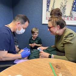 Pediatric Dentistry of Central Florida - Dr Bertot with my daughter.