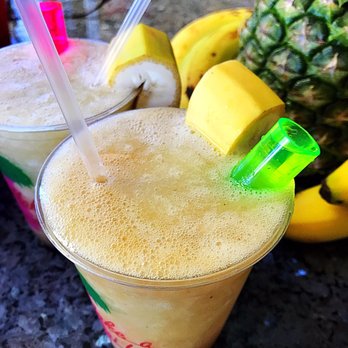 Let's Make A Daiquiri - Close-Up Extra Dirty Banana Daiquiri with an Extra Shot! - Cocktail Bars Near Me - Miami, Florida Let's Make A Daiquiri - Close-Up Extra Dirty Banana Daiquiri with an Extra Shot! - Cocktail Bars Near Me - Miami, Florida