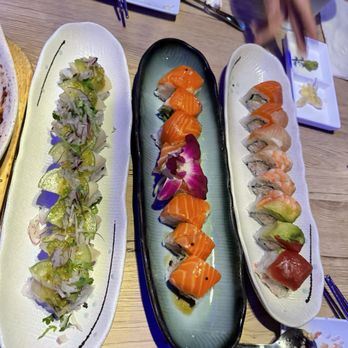 Sushi Delight - Aguachile Roll Baja Roll Rainbow Roll - Sushi Bars Near Me - Lomita, California Sushi Delight - Aguachile Roll Baja Roll Rainbow Roll - Sushi Bars Near Me - Lomita, California