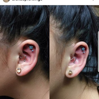 Cal State Crew - This daith piercing is my most recent piercing done by Alexa! You can check out her other work on her instagram! - Piercing Near Me - Chula Vista, California Cal State Crew - This daith piercing is my most recent piercing done by Alexa! You can check out her other work on her instagram! - Piercing Near Me - Chula Vista, California