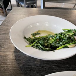Spinach with Garlic and Oil
