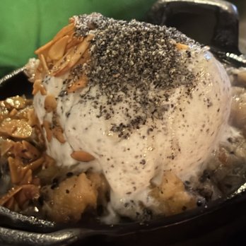 Gurumé - Sesame bread pudding, really good - Korean Near Me - New York, New York