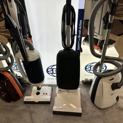 Left to right: SEBO K2Turbo, SEBO Dart, SEBO CE12, SEBO E3 Premium.