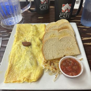 Cowboy Cafe - Buffalo omelette - American Near Me - Dubois, Wyoming
