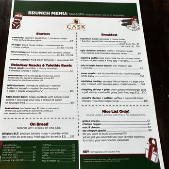 CASK Southern Kitchen & Bar - Christmas brunch menu - Southern Near Me - Louisville, Kentucky CASK Southern Kitchen & Bar - Christmas brunch menu - Southern Near Me - Louisville, Kentucky