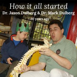 Luxury Chiropractic - Dr. Mark and Dr. Jason at the beginning of the journey.