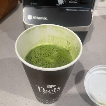 Peet's Coffee - My large matcha latte that wasn't filled all the way - Coffee & Tea Near Me - Livermore, California Peet's Coffee - My large matcha latte that wasn't filled all the way - Coffee & Tea Near Me - Livermore, California