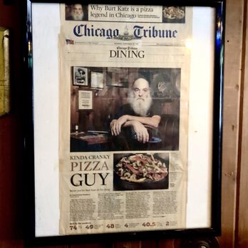 Burt's Place - Framed Burt Article - Pizza Near Me - Morton Grove, Illinois Burt's Place - Framed Burt Article - Pizza Near Me - Morton Grove, Illinois