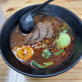 Chef June's Dumplings - Szechuan Beef Soup Noodle - Dim Sum Near Me - Westmont, Illinois Chef June's Dumplings - Szechuan Beef Soup Noodle - Dim Sum Near Me - Westmont, Illinois