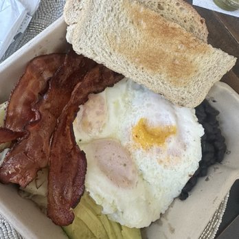 Acai Grill - Breakfast Bowl- potatos eggs any style bacon avocado black beans and toast - Juice Bars & Smoothies Near Me - Glendale, California Acai Grill - Breakfast Bowl- potatos eggs any style bacon avocado black beans and toast - Juice Bars & Smoothies Near Me - Glendale, California