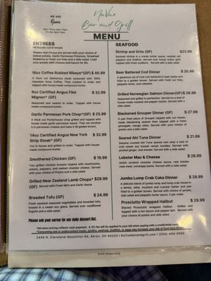 Menu photo 2 NuVue Bar And Grill Akron, OH Menu photo 2 NuVue Bar And Grill Akron, OH