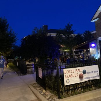 Obed & Isaac's Microbrewery and Eatery - Bocce Ball competition at beer garden - American Near Me - Springfield, Illinois Obed & Isaac's Microbrewery and Eatery - Bocce Ball competition at beer garden - American Near Me - Springfield, Illinois