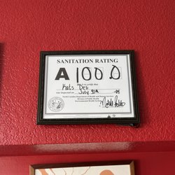 Kat's Deli - Sanitation rating