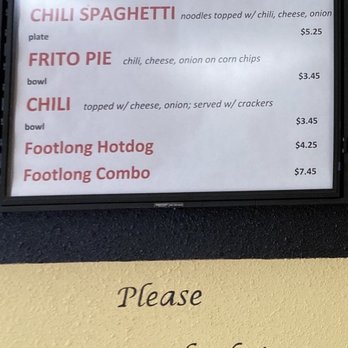 Coneys-N-More - ows a menu on a wall - Hot Dogs Near Me - Oklahoma City, Oklahoma