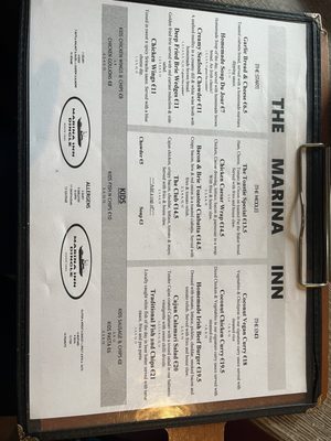Menu photo 1 Marina Inn Dingle, KY