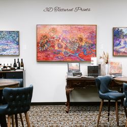 The Erin Hanson Gallery - Beautiful seating area for guests to enjoy.