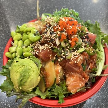 Poke Time - a bowl of food on a table - Poke Near Me - Buena Park, California Poke Time - a bowl of food on a table - Poke Near Me - Buena Park, California
