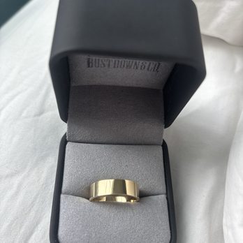 Bust Down & Co - 18k gold ring ; men size 8 - Jewelry Near Me - San Jose, California