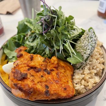 Harvest - Buddha bowl + miso salmon - Breakfast & Brunch Near Me - Park City, Utah Harvest - Buddha bowl + miso salmon - Breakfast & Brunch Near Me - Park City, Utah