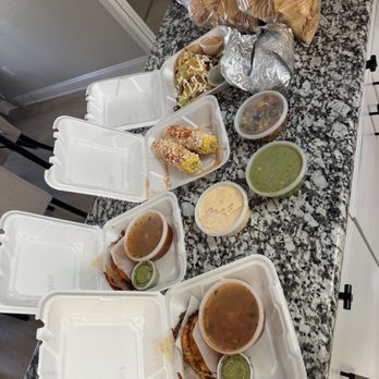 Los Chiludos - Here is a picture of the spread we ordered! - Mexican Near Me - Holmes Beach, Florida
