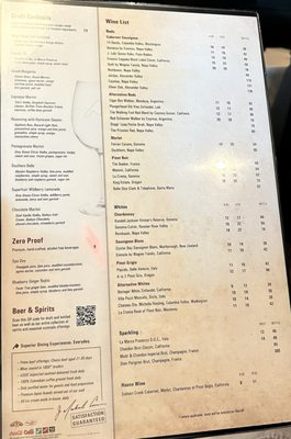 Menu photo 1 The Chop House Knoxville, TN Menu photo 1 The Chop House Knoxville, TN