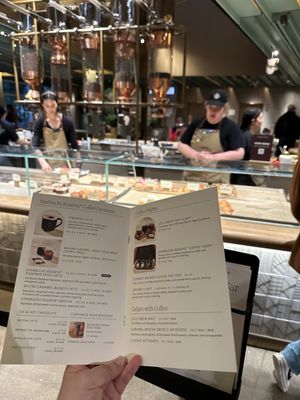 Menu photo 1 Starbucks Reserve Roastery Chicago Chicago, IL Menu photo 1 Starbucks Reserve Roastery Chicago Chicago, IL