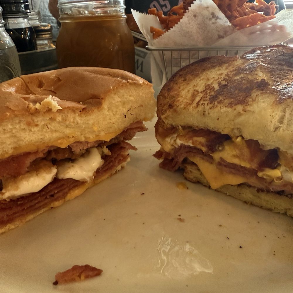 The Committed Pig - 1/2 The Rutgers Sandwich and 1/2 Brunchwich - Breakfast & Brunch Near Me - Morristown, New Jersey The Committed Pig - 1/2 The Rutgers Sandwich and 1/2 Brunchwich - Breakfast & Brunch Near Me - Morristown, New Jersey